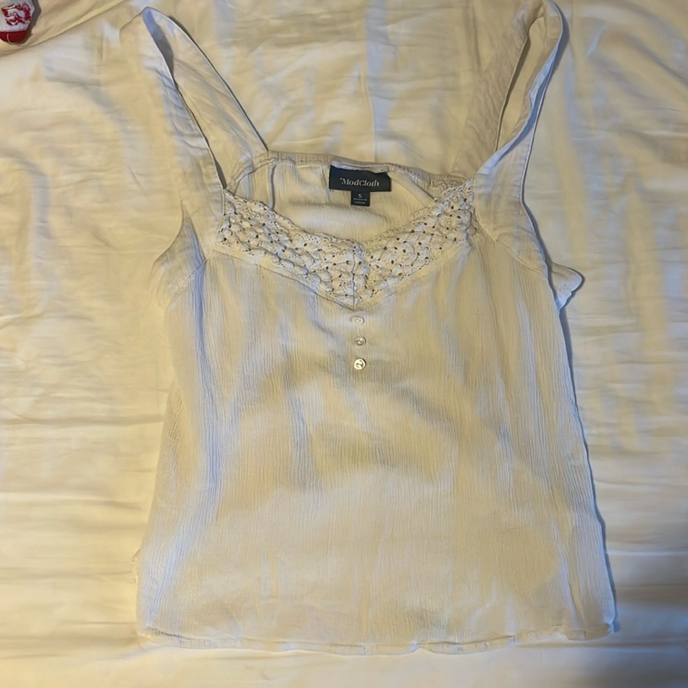 ModCloth white tank.